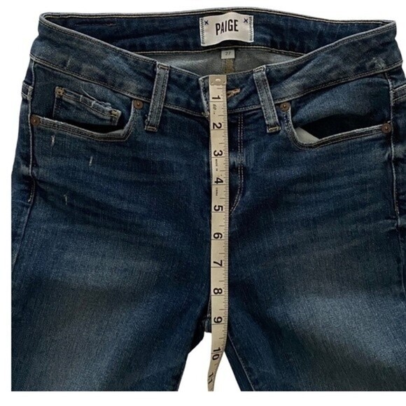 PAIGE Skinny Jeans in Deep Indigo - Picture 8 of 12